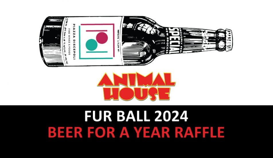 beer raffle Fur Ball 2024